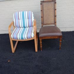 Assortment Of Real Wood Chairs