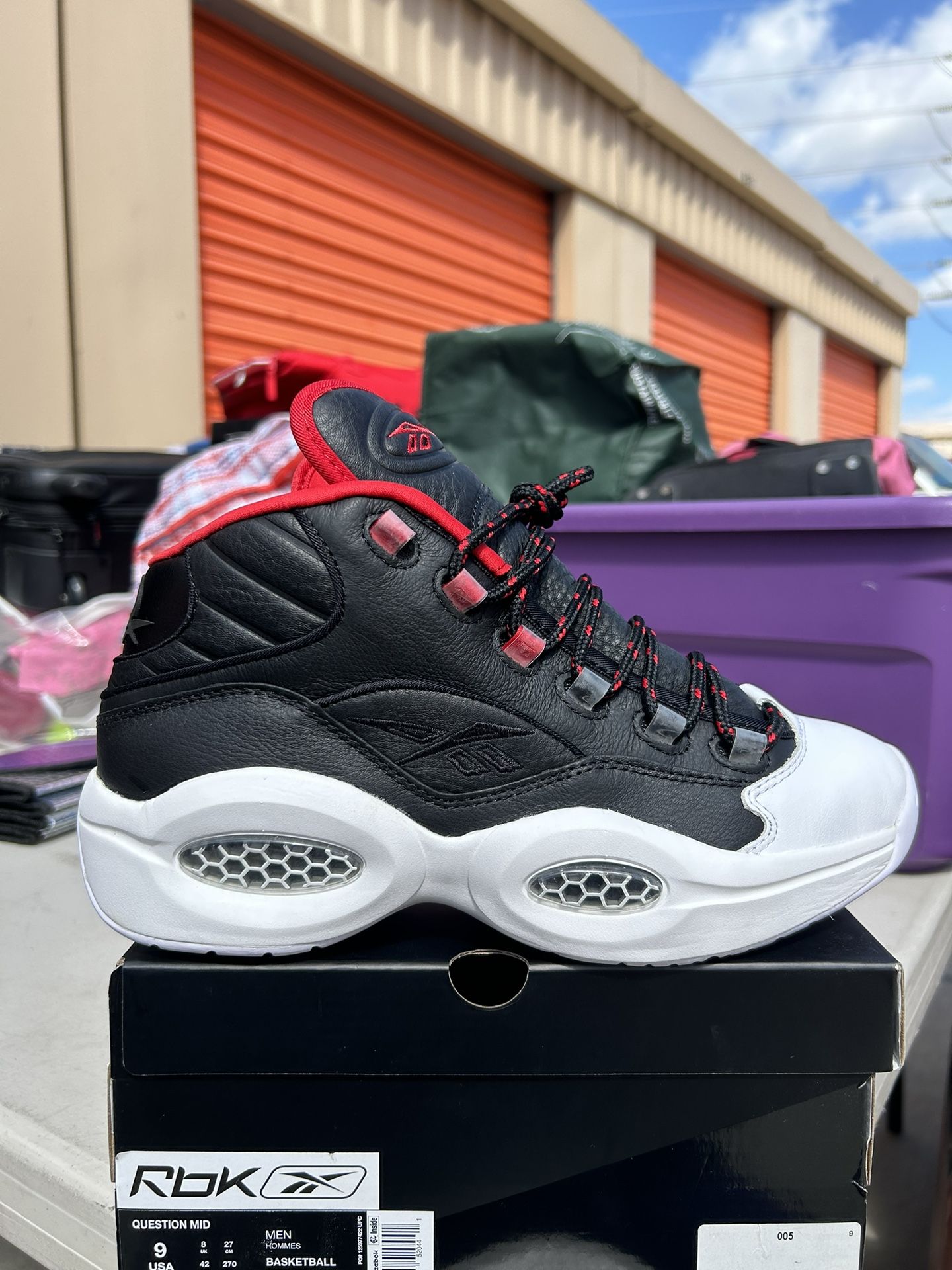 Ds Reebok Question Mid Size 9
