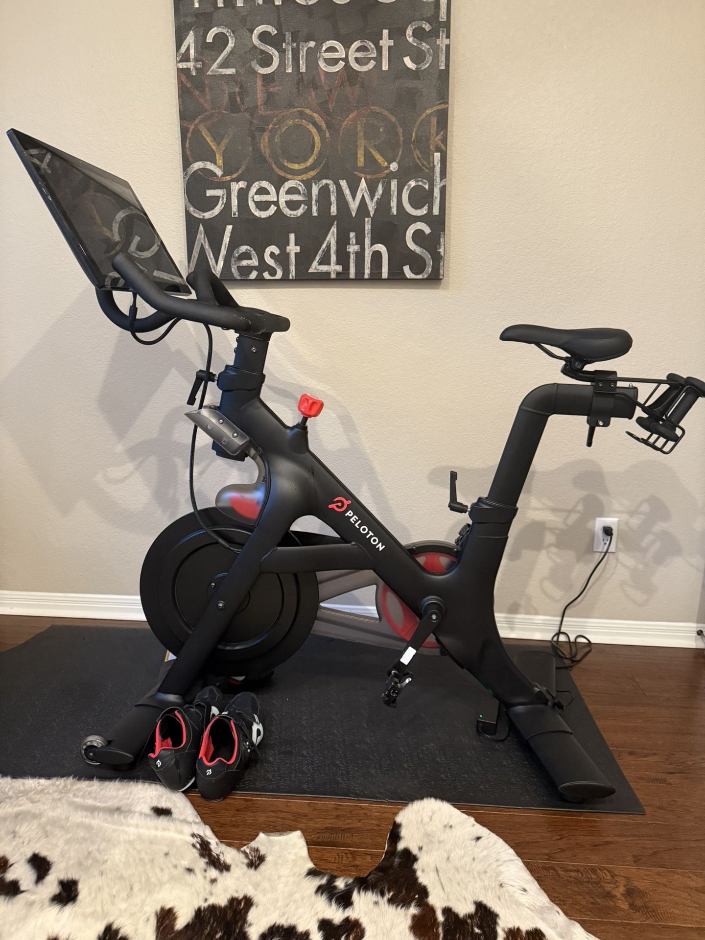 Peloton Bike with weights