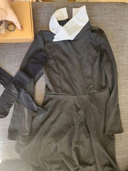 Wednesday Adams Adult Costume With Wig