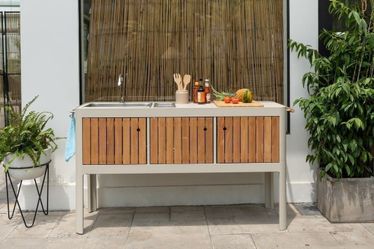 BRAND NEW Kitchen Dark Made of Die-cast Aluminum, Ideal Set for Outdoor