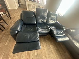 Blue Recliner couch
