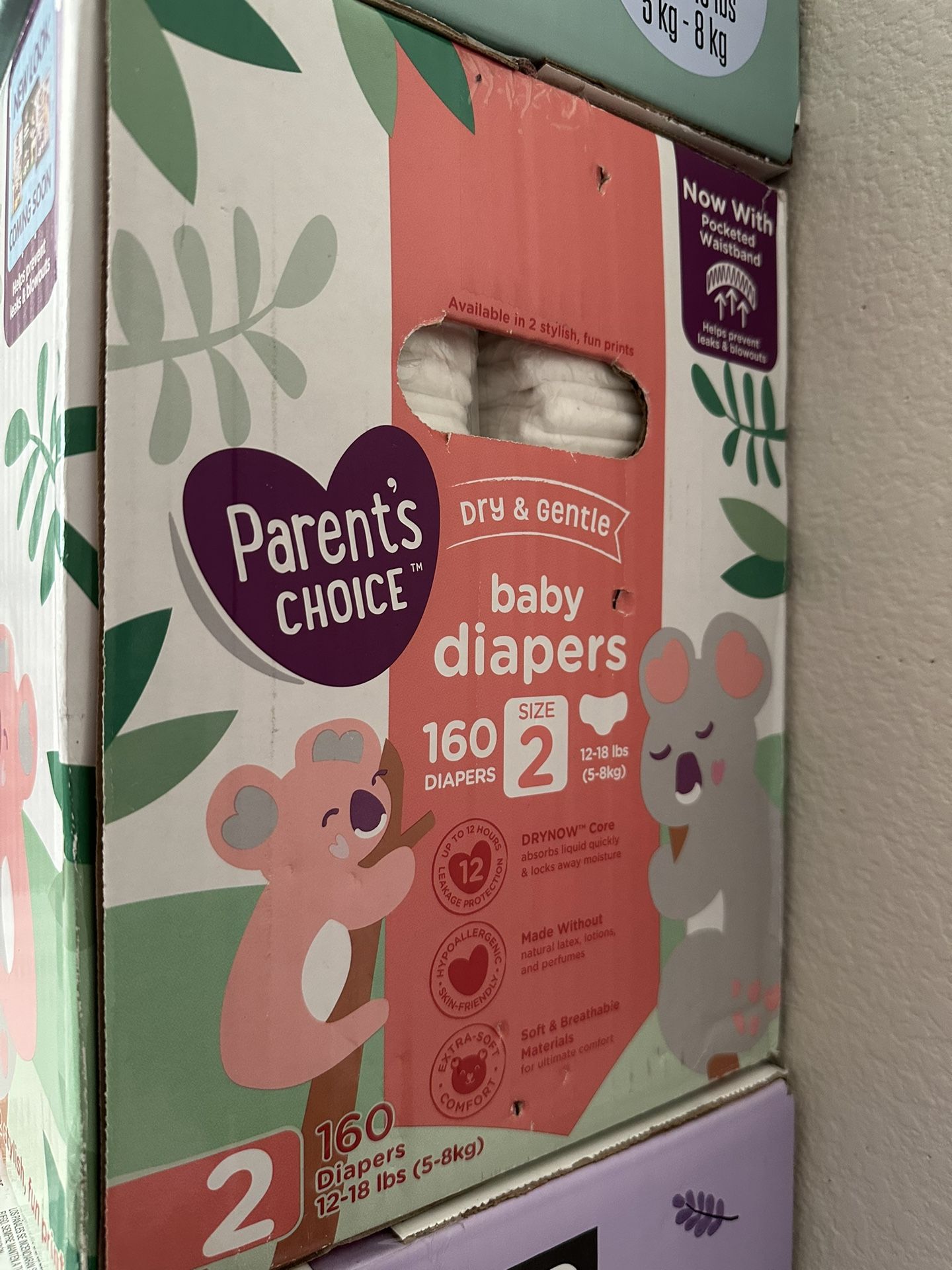 PARENTS CHOICE - SIZE 2 Diapers