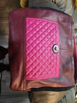 Multicolored Coach Purse