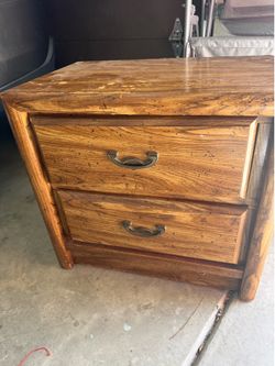 2 drawers Side table / night stand