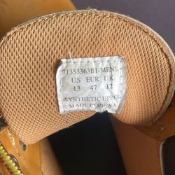 G.H. Bass & Co. Mens Synthetic Upper Tan Lace-Up Boots Size 13