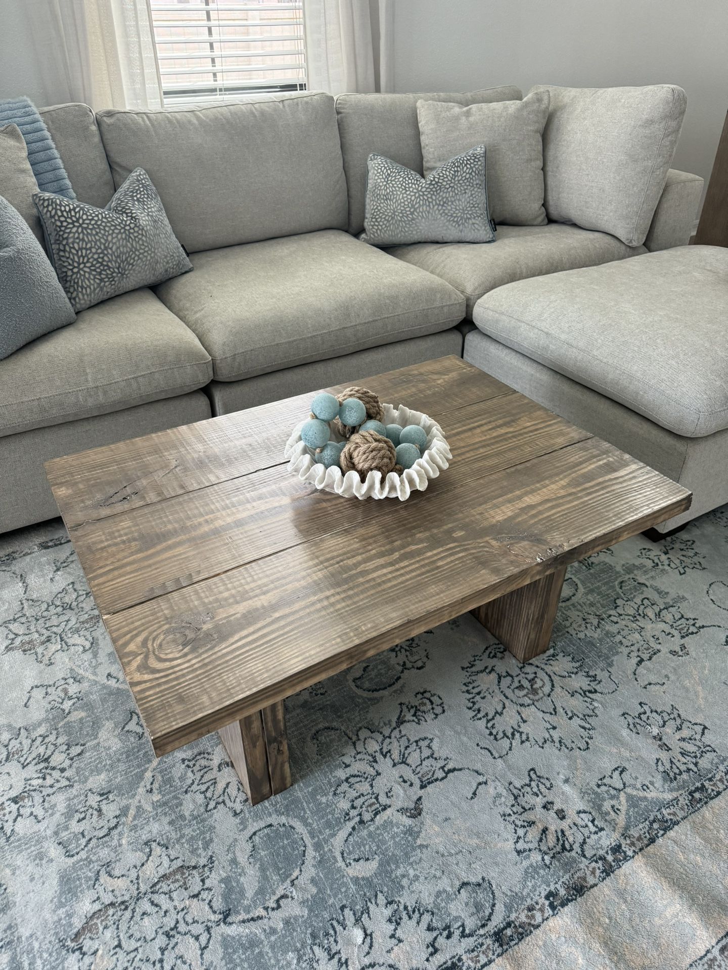 Wood Rectangle Coffee Table