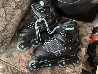 Roller Blade And Safety Gear Set For Sale