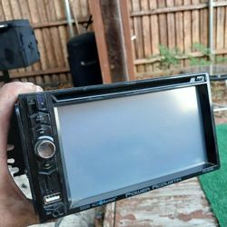 Stereo Double Din Power Acoustik PD-624B