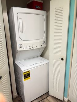 Stackable washer and dryer