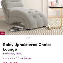 Raley Upholstered Chaise Lounge