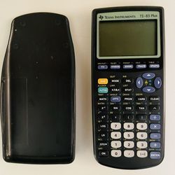 Texas Instruments TI-83 Plus Calculator Black With cover