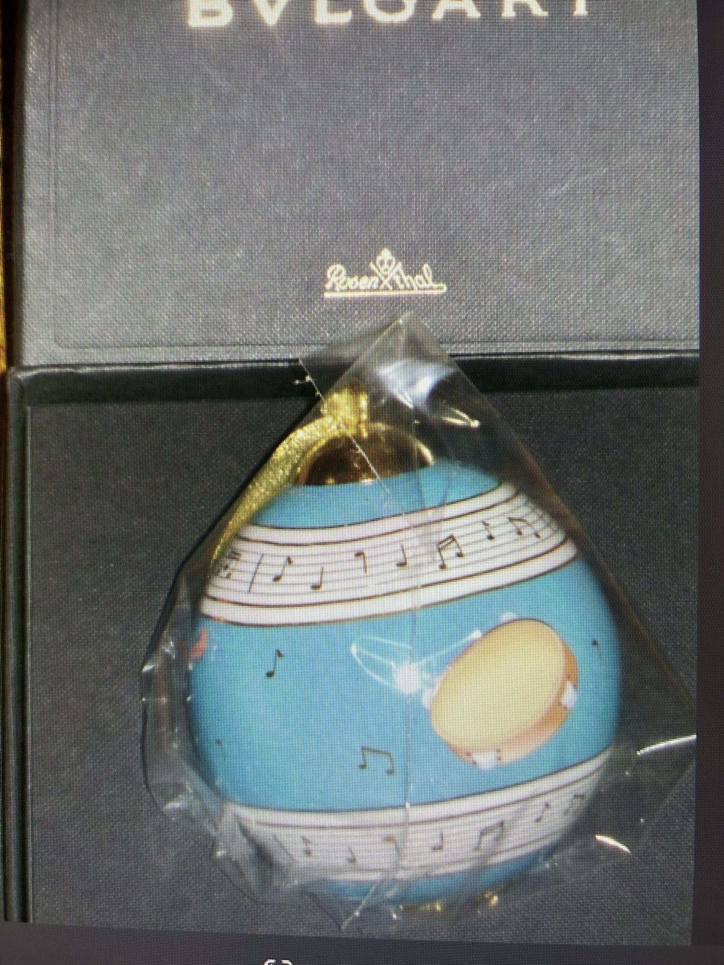 New Authentic Bvlgari Rosenthal Xmas Ornament