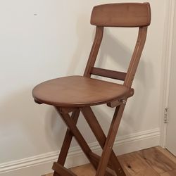 Elegant Wooden Folding Chair