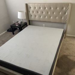 Queen Bed With Box spring 
