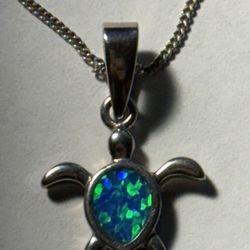 925 Turtle Necklace 