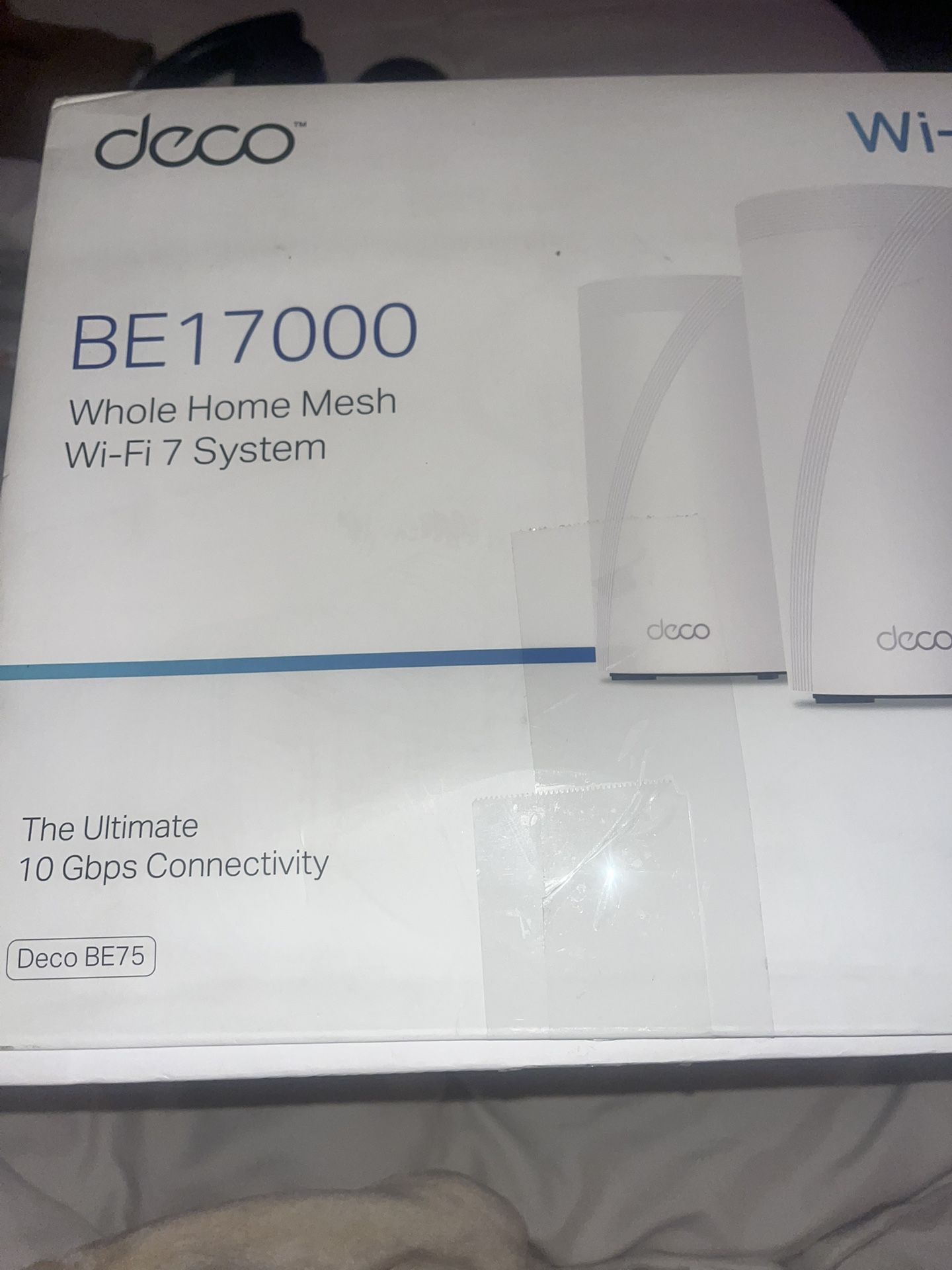 DECO BE17000 Tri-Band Whole Home Mesh WiFi 7 System