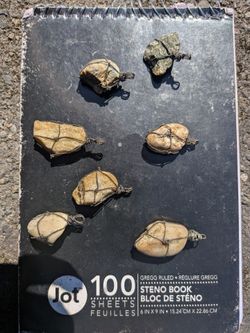 Hell found stone pendent