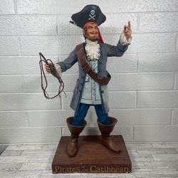 Disney Pirates of the Caribbean AUCTIONEER  29" Tall Disneyland Figurine