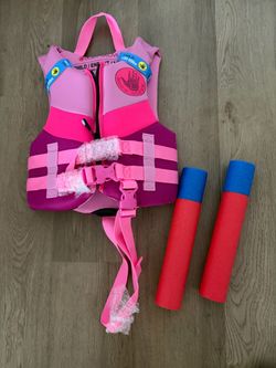 Life vest and 2 water shooters