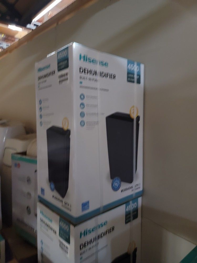 New 50-pints Hisense Dehumidifier With Built-in Pump