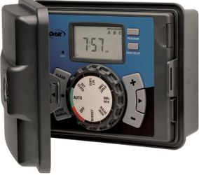 Orbit 27894 - Easy-Set Logic 4-Station Indoor/Outdoor Sprinkler Timer/Controller  Brand new in box yours for $35.00; I have 3 avail