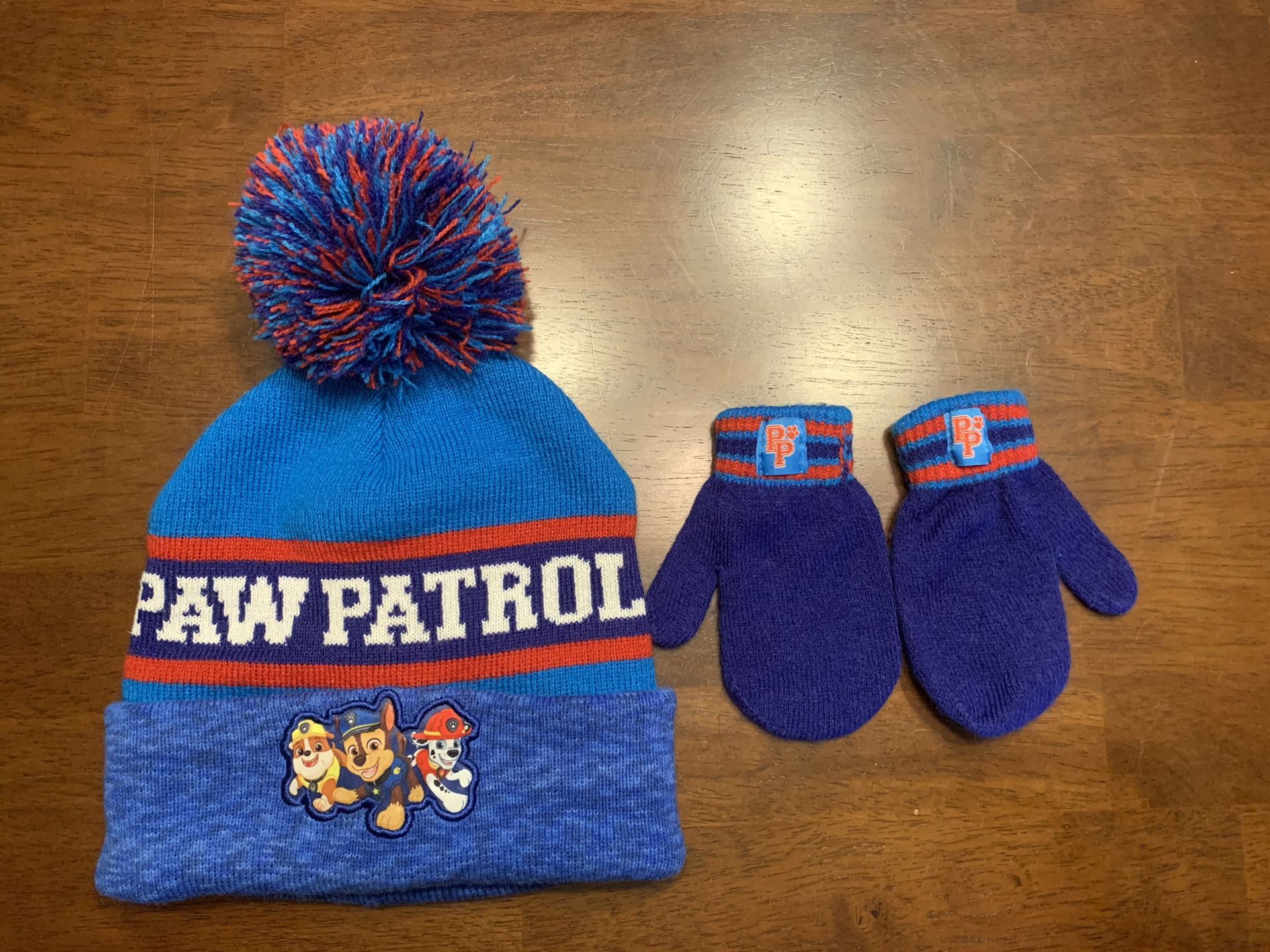 Paw Patrol Winter Hat & Mittens
