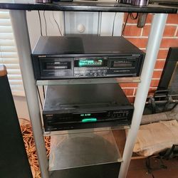 Vintage ONKYO Stereo HiFi System With DCM Standing Speakers