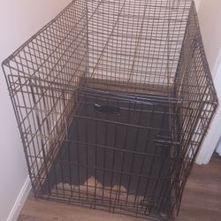 Nice Large Size Dog Crate Used But Pretty Good Shape