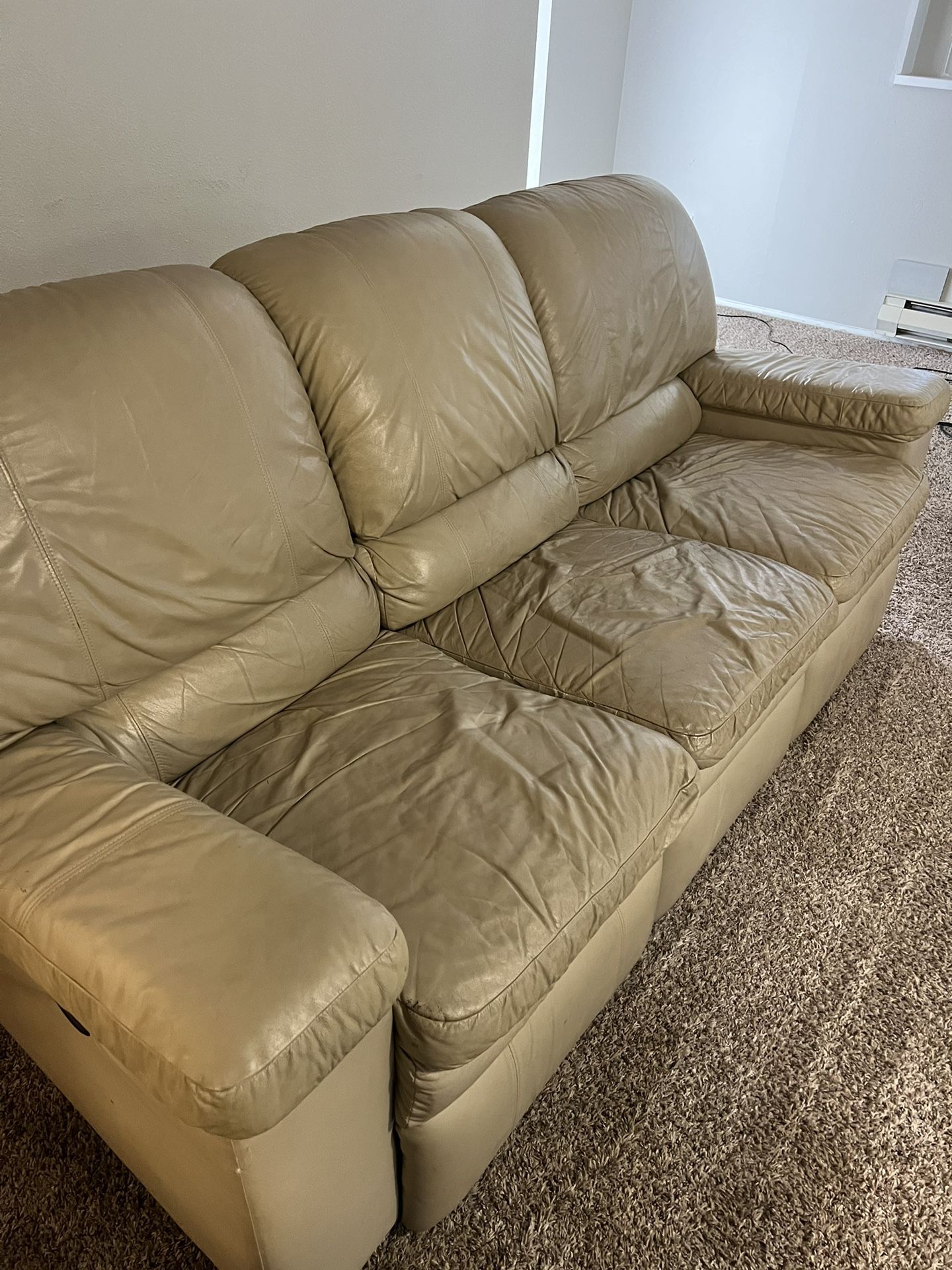 Leather Couch 