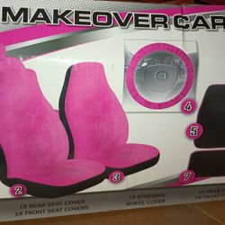 Pink Makeover Car Kit  New