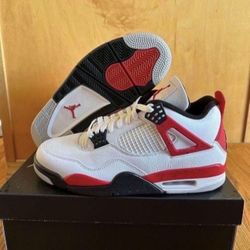 Air Jordan 4 Retro Red Cement DH6927-161 Size 11 Brand New 