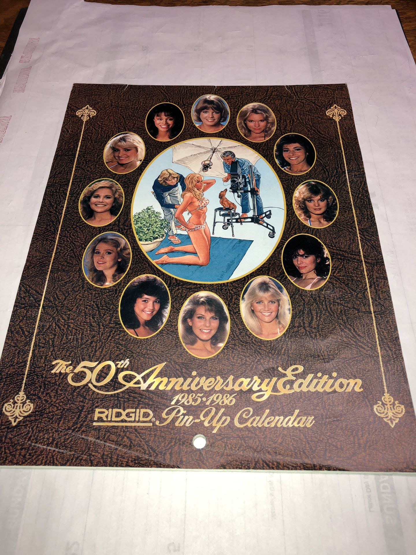 Ridgid Tool 50th Anniversary Edition Pin-Up Calendar