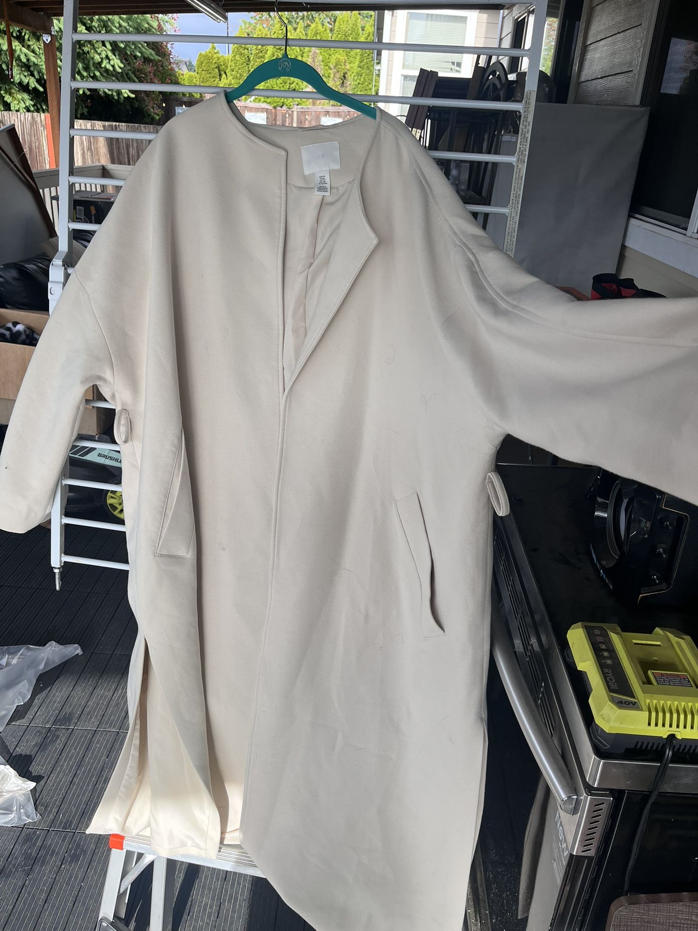 Beige Women’s Long Trench Coat