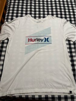 Red, White, Blue hurley logo T-shirt