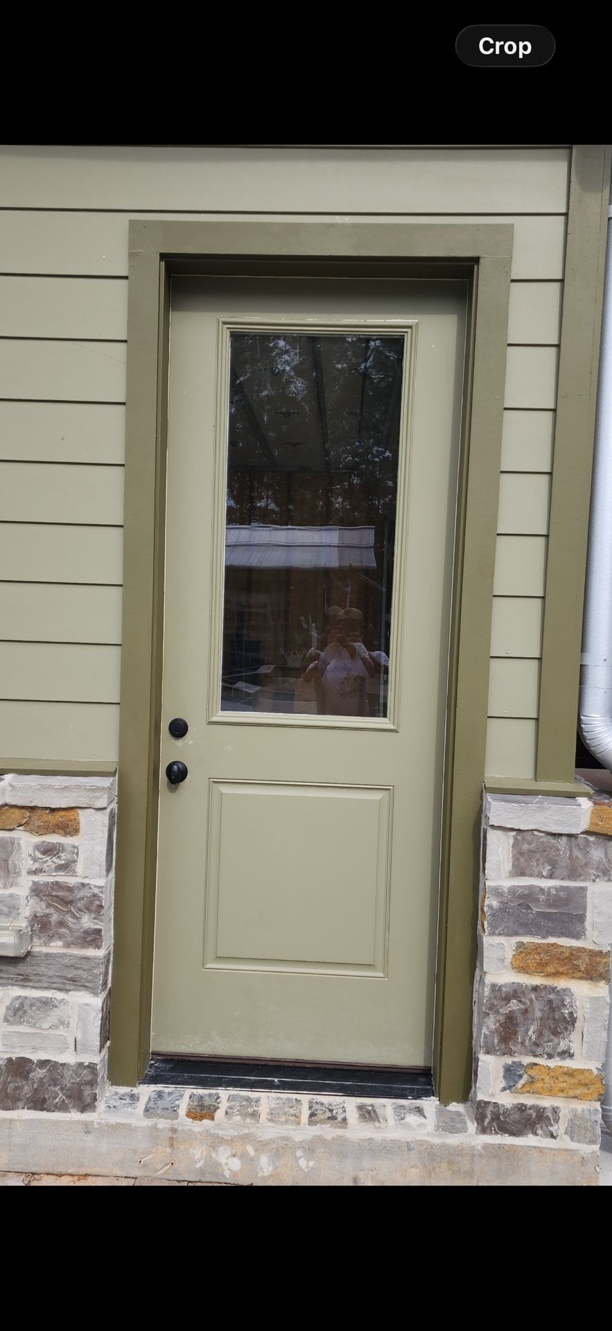 3’x8’ Exterior Door, LH Swing, Half Light