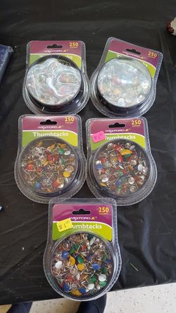 Thumbtacks, new,, each
