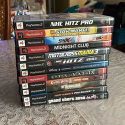 ps2 game lot
