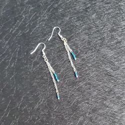 Turquoise Beaded Drop/Dangle Earrings