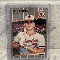 1989 Fleer Bill Ripken FF Error Card 🔥 *Clean*