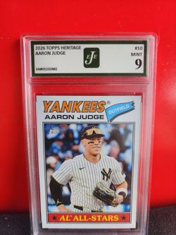 2026 Topps Heritage Aaron Judge All-Star card #10 EJE Mint 9