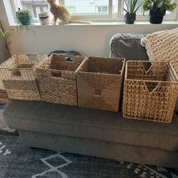 Various Styles Of Storage Baskets