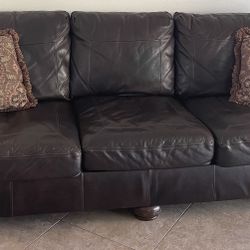 Leather Couch Set of 3 