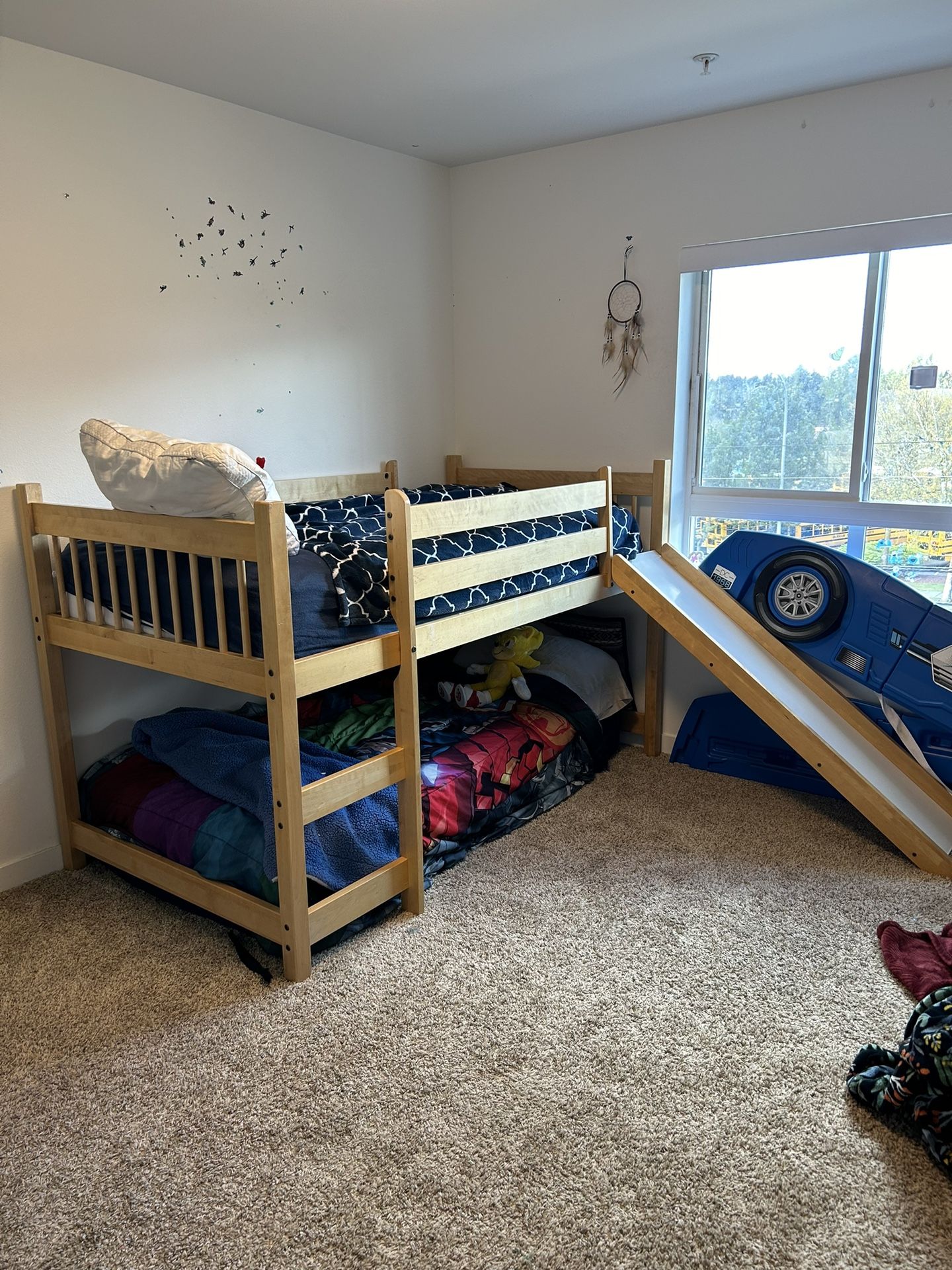 Twin Size Bed With Slide 