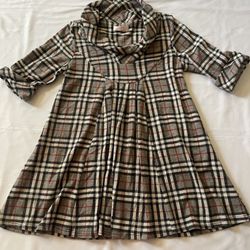 Checker Plaid Dress Short Sleeve Top Apparel Women Grey White Black