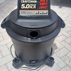 Craftsman 5 Horsepower 16 gal. Wet Dry Vac