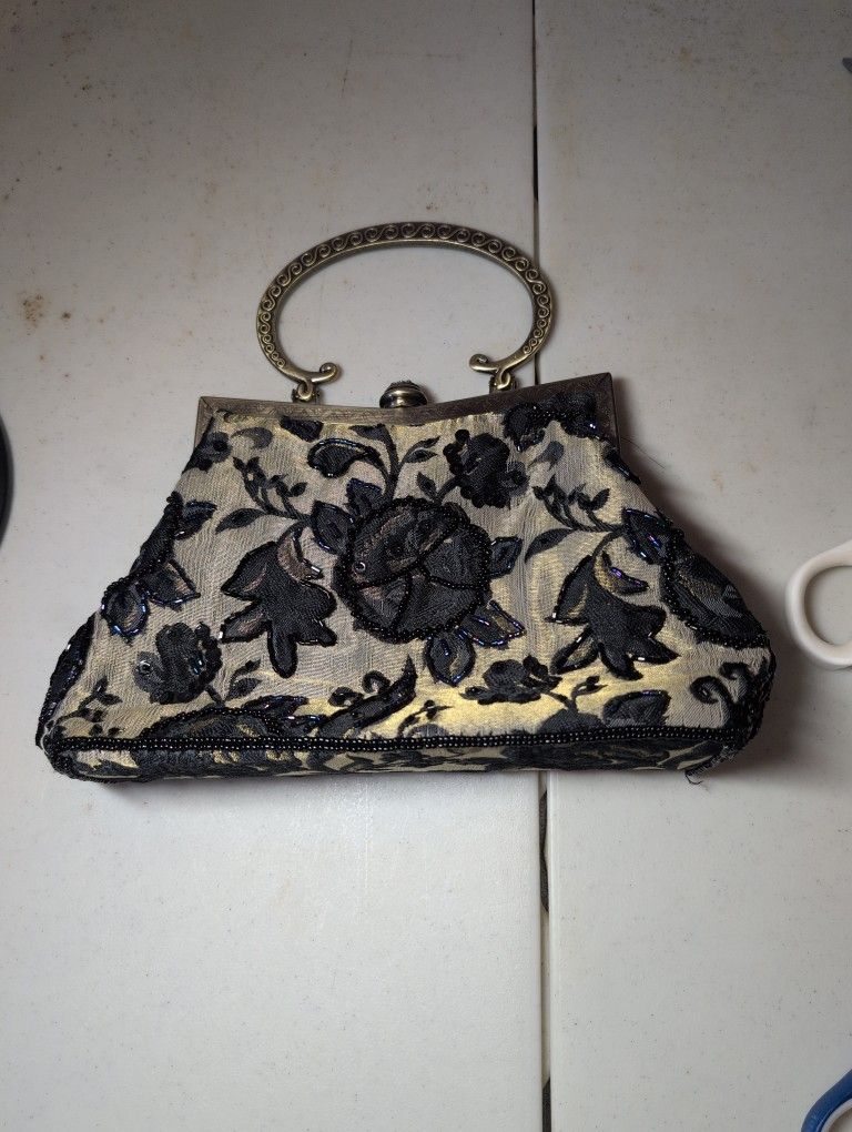Floral Cocktail Purse