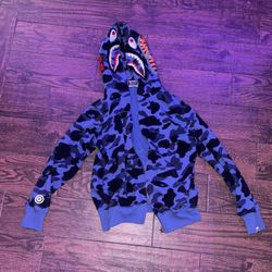 Bape shark zip up