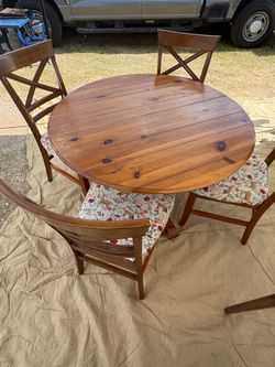 dining table with chairs