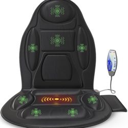 Seat Massager for Chair, 5 Massage Modes, 6 Vibrating Cushion Motors, Massage seat Cushion to The Office and Massager Chairs Home
